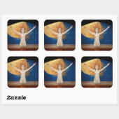 Akseli Gallen-Kallela - Ad Astra Quadratischer Aufkleber (Blatt)