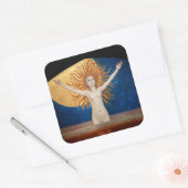 Akseli Gallen-Kallela - Ad Astra Quadratischer Aufkleber (Umschlag)