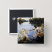 Akseli Gallen-Kallela - Aino Myth Button (Vorne & Hinten)