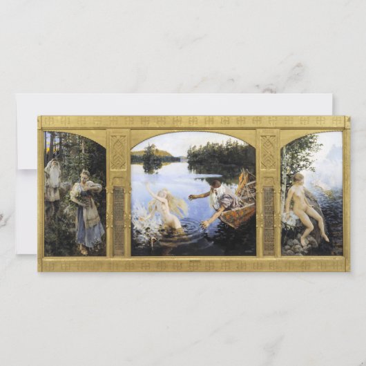 Akseli Gallen-Kallela - Aino Myth Dankeskarte (Vorderseite)