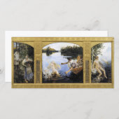 Akseli Gallen-Kallela - Aino Myth Dankeskarte (Vorne/Hinten)