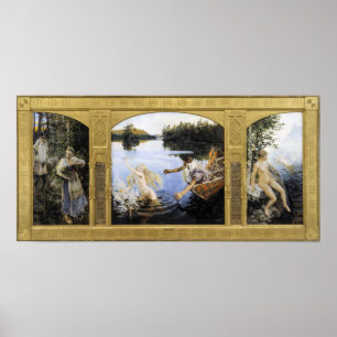 Akseli Gallen-Kallela - Aino-Mythos Poster