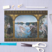 Akseli Gallen-Kallela - Aino Triptych Seidenpapier (Handwerk)