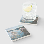 Akseli Gallen-Kallela - Aino Triptych Steinuntersetzer (Seitenansicht)