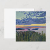 Akseli Gallen-Kallela - Blick auf einen See bei So Einladung (Vorne/Hinten)