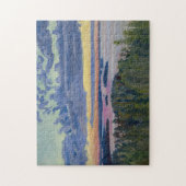 Akseli Gallen-Kallela - Blick auf einen See bei So Puzzle (Vertikal)