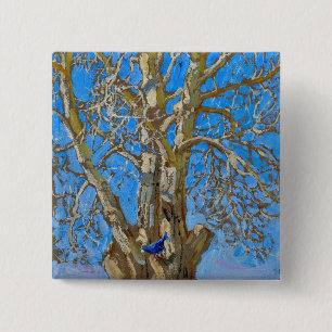 Akseli Gallen-Kallela - Crack Willow und Blue Bird Button