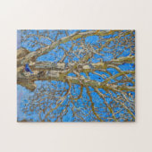 Akseli Gallen-Kallela - Crack Willow und Blue Bird Puzzle (Horizontal)