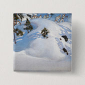 Akseli Gallen-Kallela - Februar Vision Button (Vorderseite)