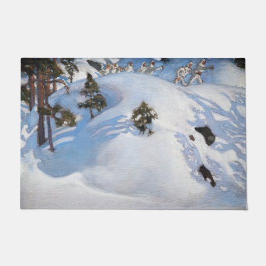 Akseli Gallen-Kallela - Februar Vision Fußmatte (Vorderseite)