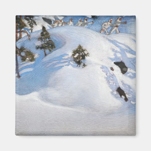 Akseli Gallen-Kallela - Februar Vision Magnet (Vorne)