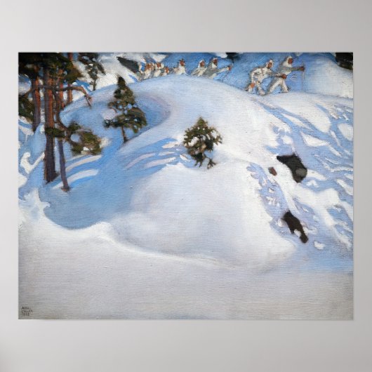 Akseli Gallen-Kallela - Februar Vision Poster (Vorne)