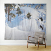 Akseli Gallen-Kallela - Februar Vision Wandteppich (Beispiel (Horizontal))