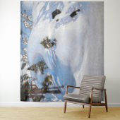 Akseli Gallen-Kallela - Februar Vision Wandteppich (Beispiel)