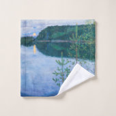 Akseli Gallen-Kallela - Frühlingsnacht Badhandtuch Set (Waschlappen)