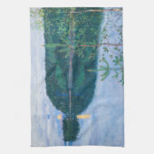 Akseli Gallen-Kallela - Frühlingsnacht Geschirrtuch (Vertikal)