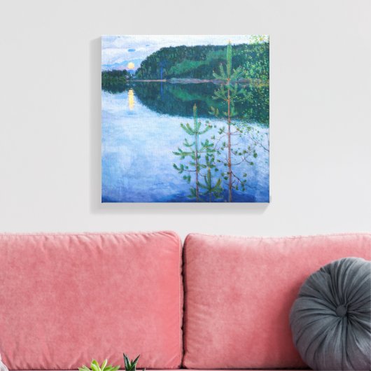 Akseli Gallen-Kallela - Frühlingsnacht Leinwanddruck (Insitu (Wohnzimmer))