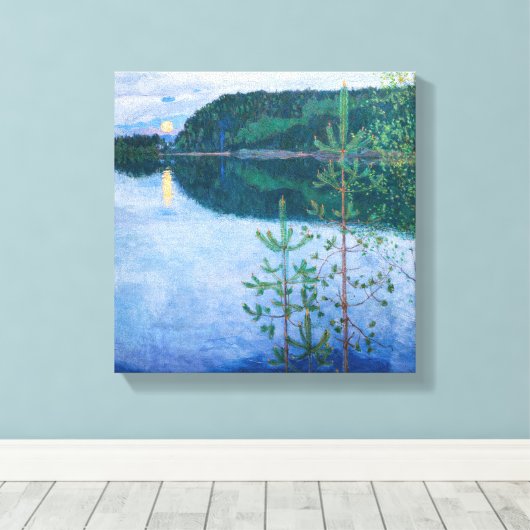 Akseli Gallen-Kallela - Frühlingsnacht Leinwanddruck (Insitu (Holzboden))