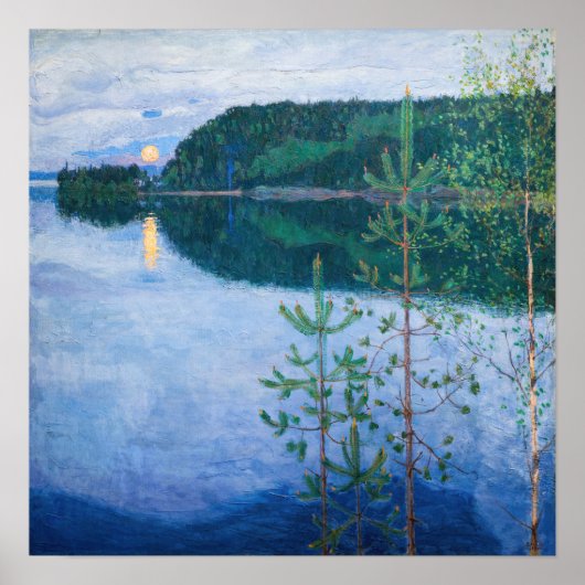 Akseli Gallen-Kallela - Frühlingsnacht Poster (Vorne)