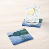 Akseli Gallen-Kallela - Frühlingsnacht Rechteckiger Pappuntersetzer (Vor Ort)