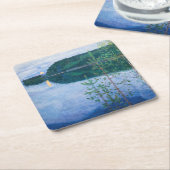 Akseli Gallen-Kallela - Frühlingsnacht Rechteckiger Pappuntersetzer (angewinkelt)