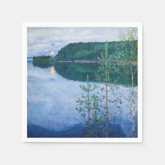 Akseli Gallen-Kallela - Frühlingsnacht Serviette (Vorderseite)