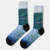 Akseli Gallen-Kallela - Frühlingsnacht Socken (Linkes Detail)