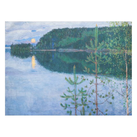 Akseli Gallen-Kallela - Frühlingsnacht Tischdecke (Vorderseite (Horizontal))