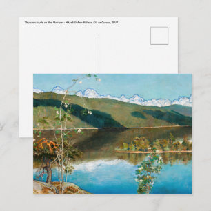 Akseli Gallen-Kallela - Gewitterwolken am Horizont Postkarte