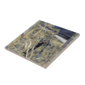 Akseli Gallen-Kallela - Großer Schwarzer Holzpecke Fliese (Seite)