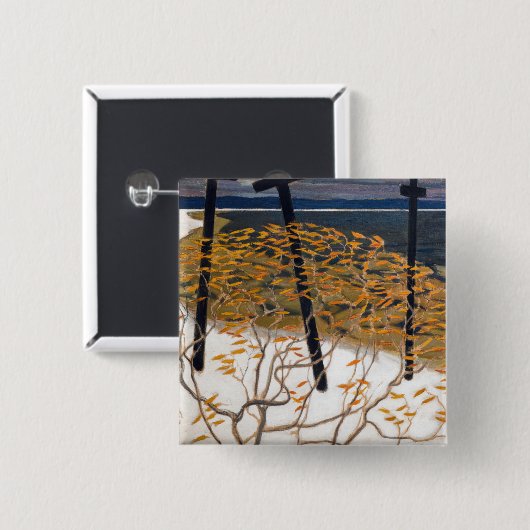 Akseli Gallen-Kallela - Herbst Button (Vorne & Hinten)
