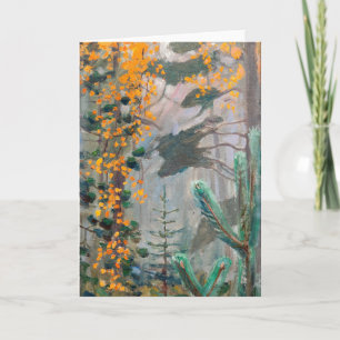 Akseli Gallen-Kallela - Herbstwald Karte