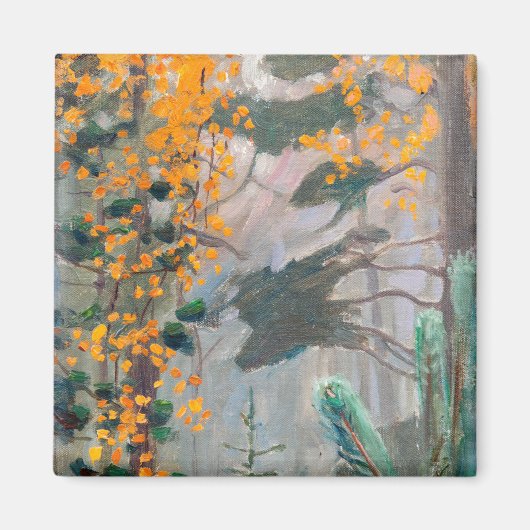Akseli Gallen-Kallela - Herbstwald Magnet (Vorne)