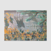 Akseli Gallen-Kallela - Herbstwald Seidenpapier (Vorderseite)