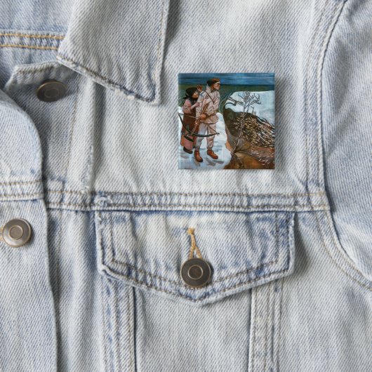 Akseli Gallen-Kallela - Joukahainen-Rache Button (Beispiel)