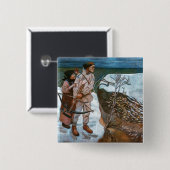 Akseli Gallen-Kallela - Joukahainen-Rache Button (Vorne & Hinten)