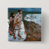 Akseli Gallen-Kallela - Joukahainen-Rache Button (Vorderseite)