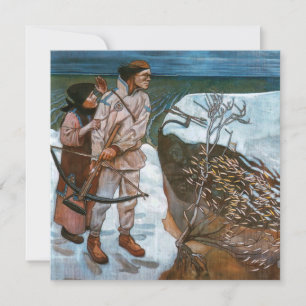 Akseli Gallen-Kallela - Joukahainen-Rache Dankeskarte