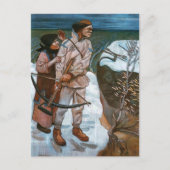 Akseli Gallen-Kallela - Joukahainen-Rache Postkarte (Vorderseite)