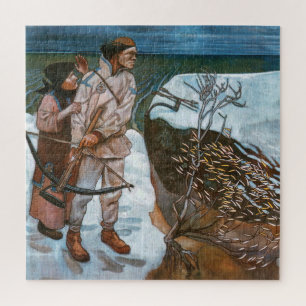 Akseli Gallen-Kallela - Joukahainen-Rache Puzzle