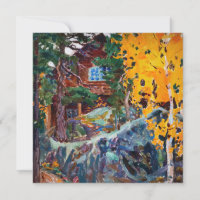 Akseli Gallen-Kallela - Kalela im Herbst