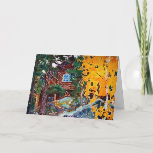 Akseli Gallen-Kallela - Kalela im Herbst Karte (Vorderseite)