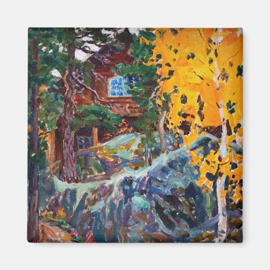 Akseli Gallen-Kallela - Kalela im Herbst Magnet (Vorne)