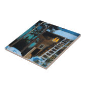 Akseli Gallen-Kallela - Kalela im Winter Fliese (Seite)