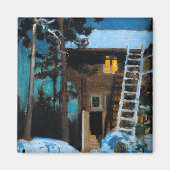 Akseli Gallen-Kallela - Kalela im Winter Magnet (Vorne)