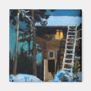 Akseli Gallen-Kallela - Kalela im Winter Magnet