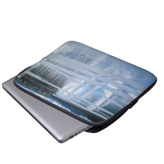 Akseli Gallen-Kallela - Keitele-See Laptopschutzhülle (Vorne Knopf)