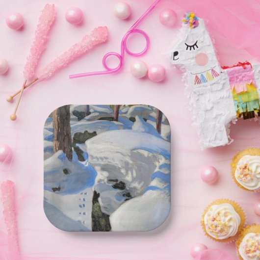 Akseli Gallen-Kallela - Lair of the Lynx Pappteller (Party)