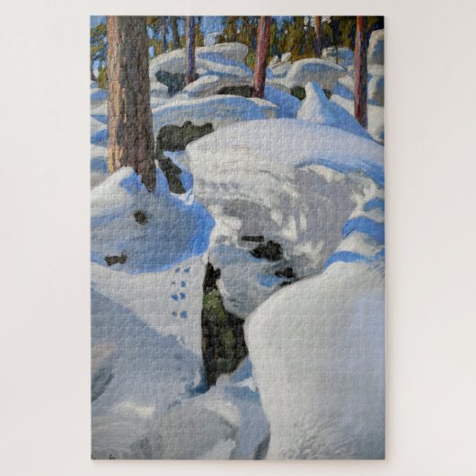 Akseli Gallen-Kallela - Lair of the Lynx Puzzle (Vertikal)