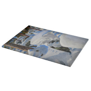 Akseli Gallen-Kallela - Lair of the Lynx Schneidebrett